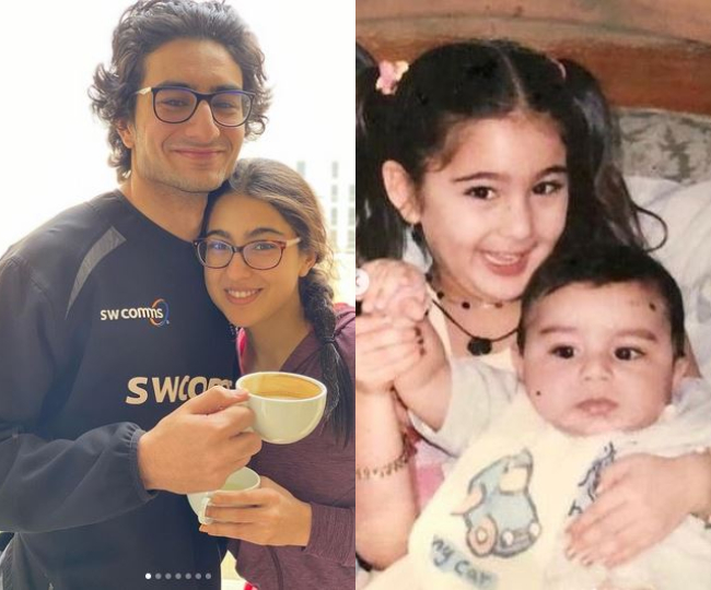 Sara Ali Khan ने छोटे भाई इब्राहिम अली ख़ान के बर्थडे पर शेयर कीं अनसीन फोटोज़